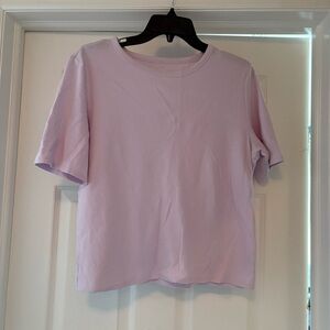 Aerie Light Purple Short Sleeve Tee